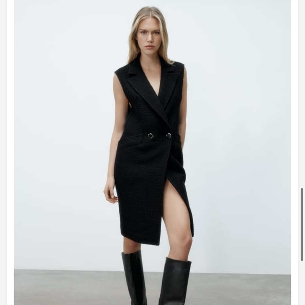 NWT ZARA STRUCTURED VEST, SIZE M
